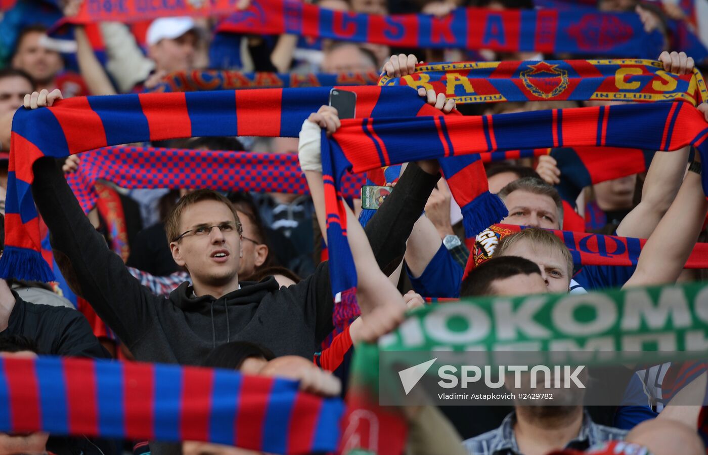 Football. Russian Premiere League. CSKA vs. Lokomotiv