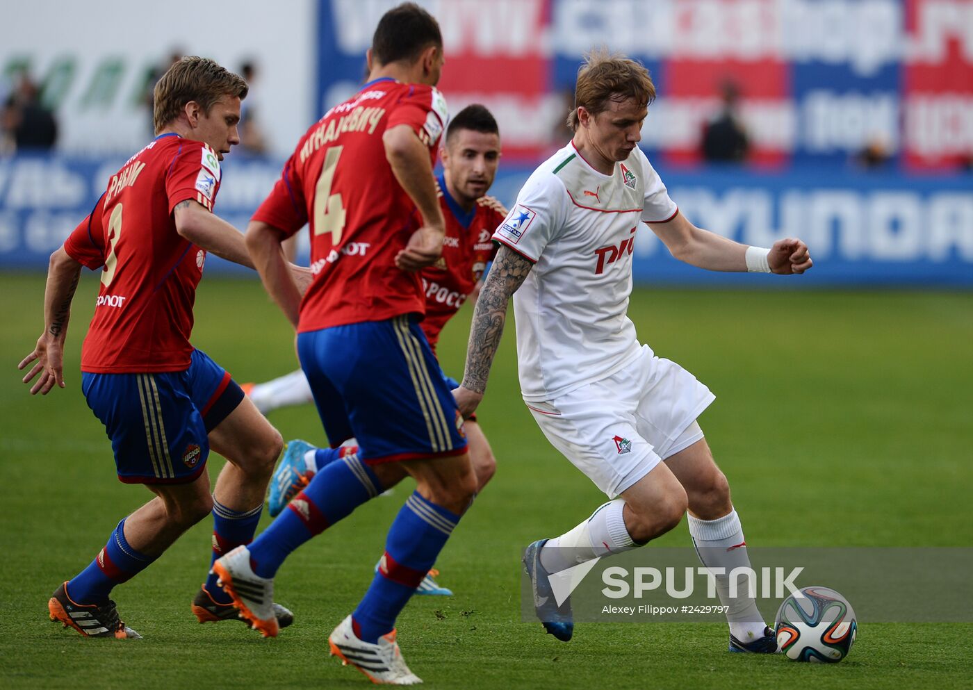 Football. Russian Premiere League. CSKA vs. Lokomotiv
