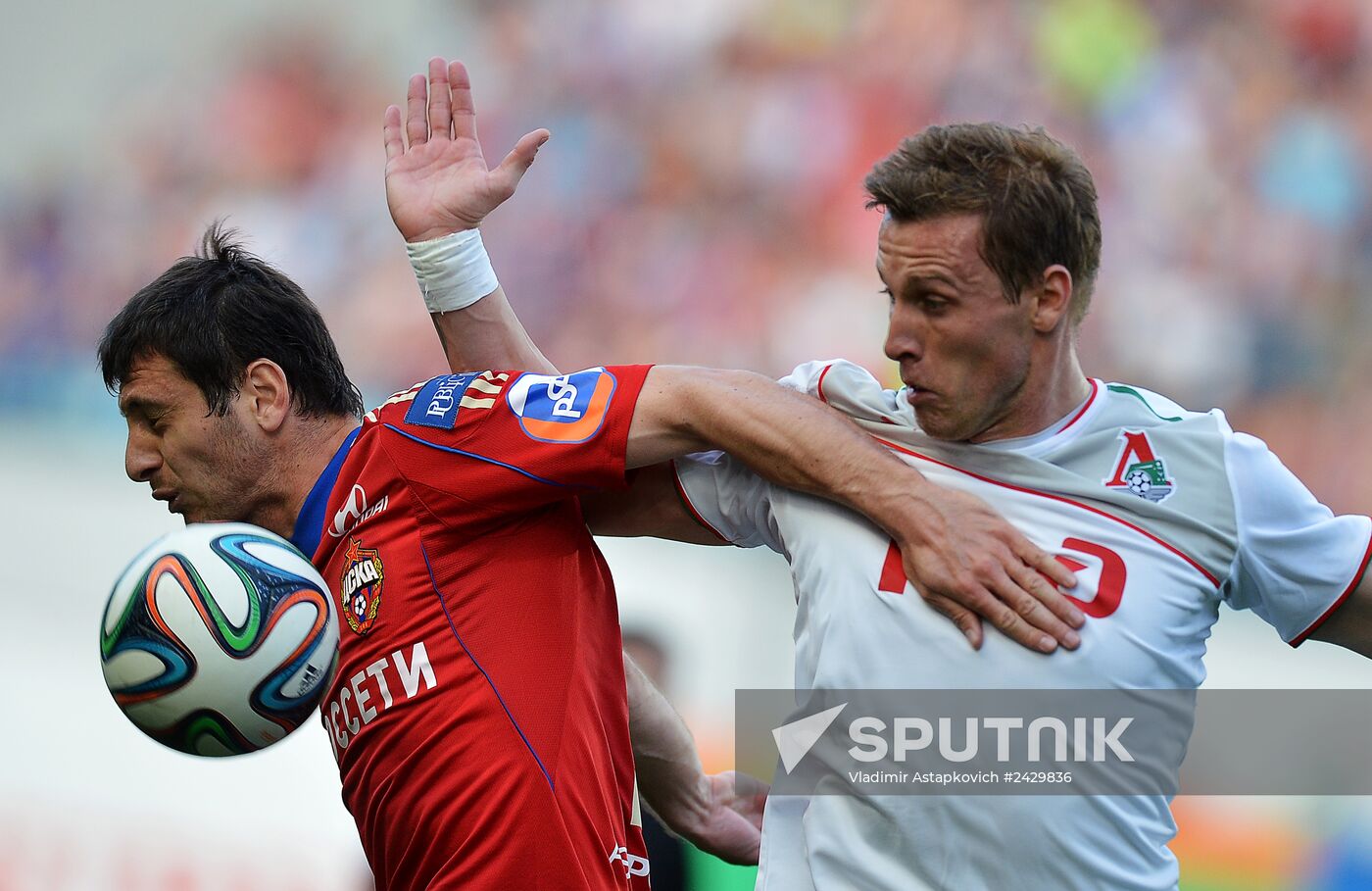 Football. Russian Premiere League. CSKA vs. Lokomotiv