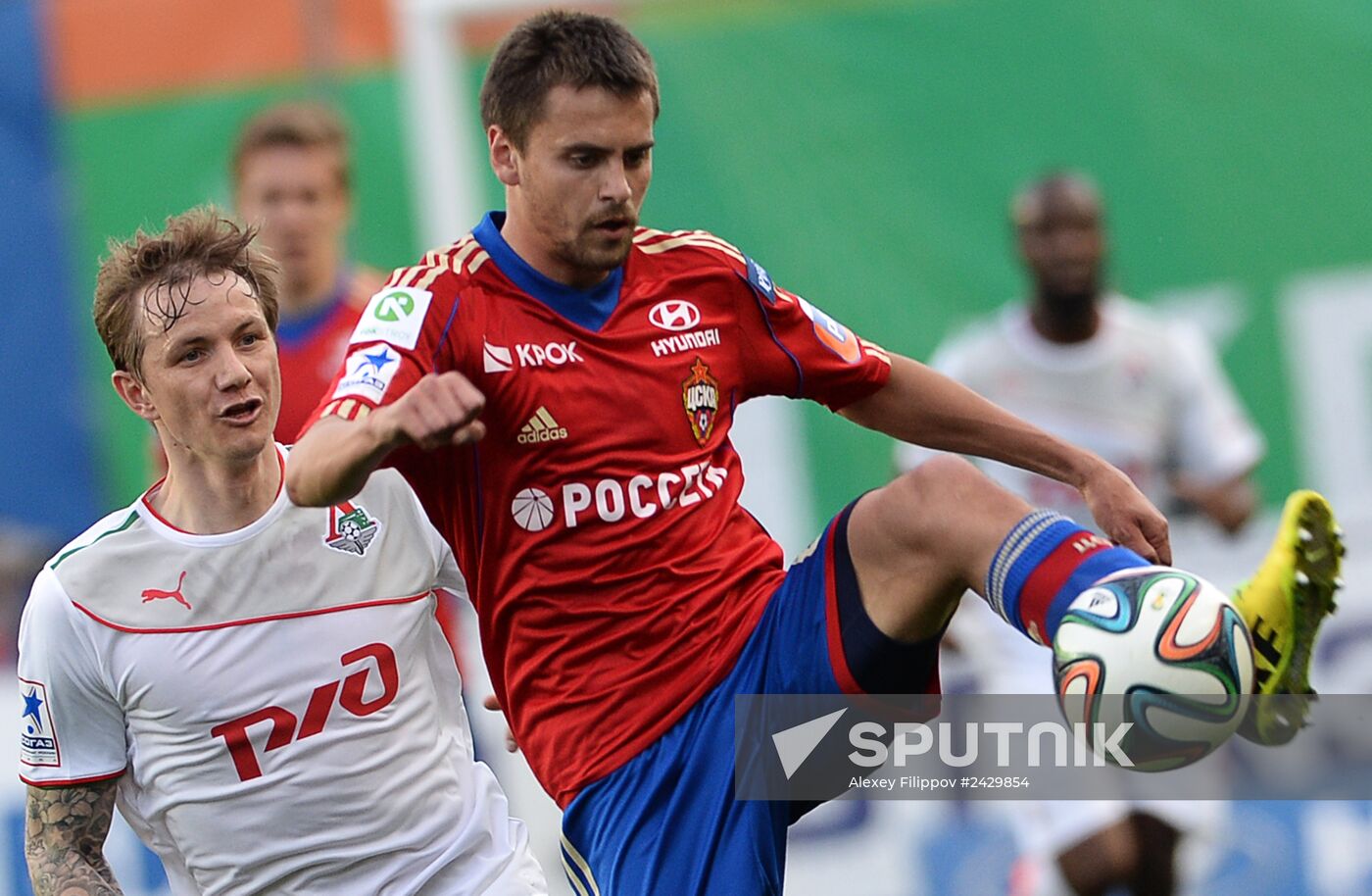 Football. Russian Premiere League. CSKA vs. Lokomotiv