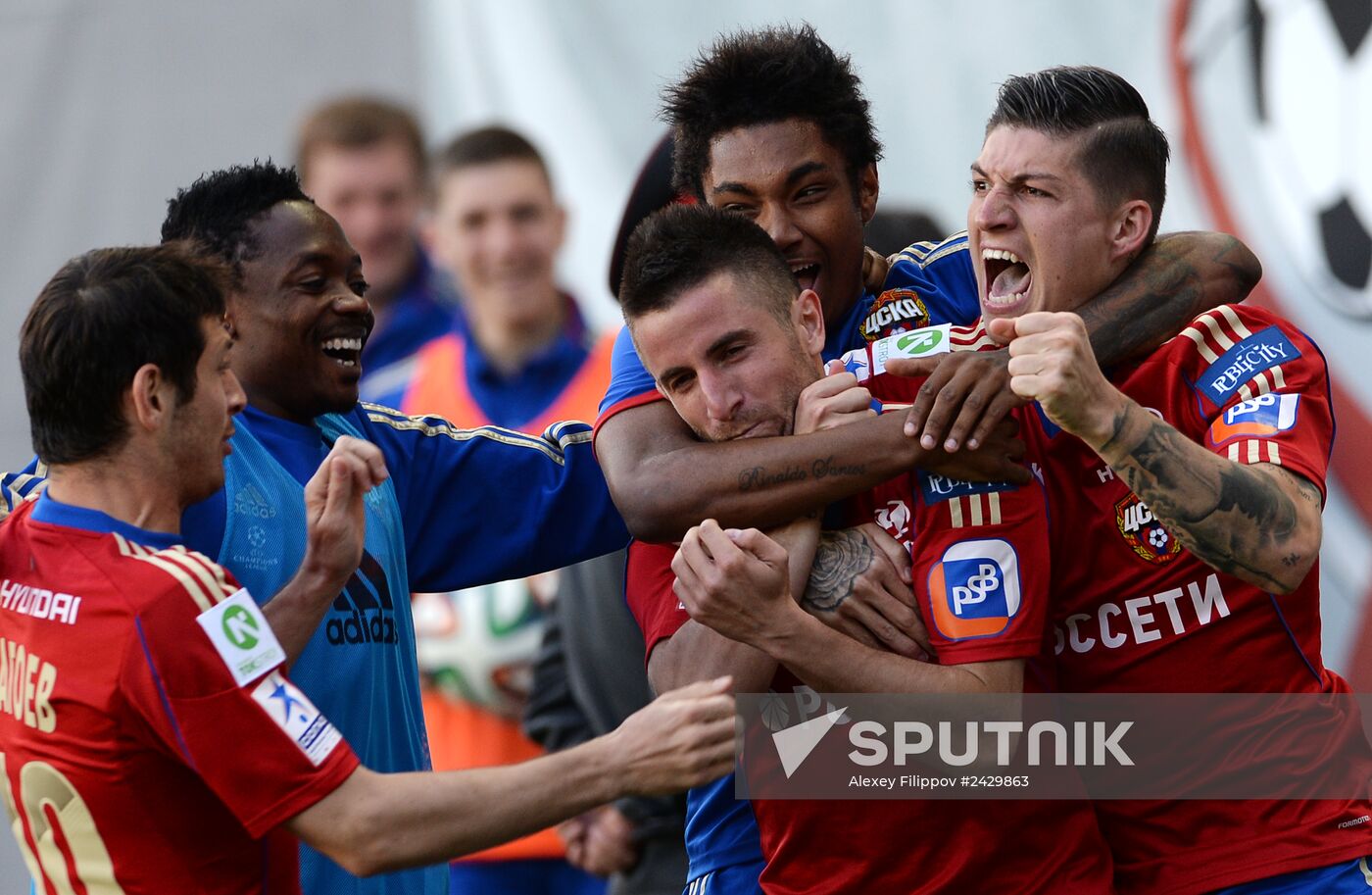 Football. Russian Premiere League. CSKA vs. Lokomotiv