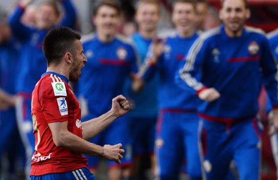 Football. Russian Premiere League. CSKA vs. Lokomotiv