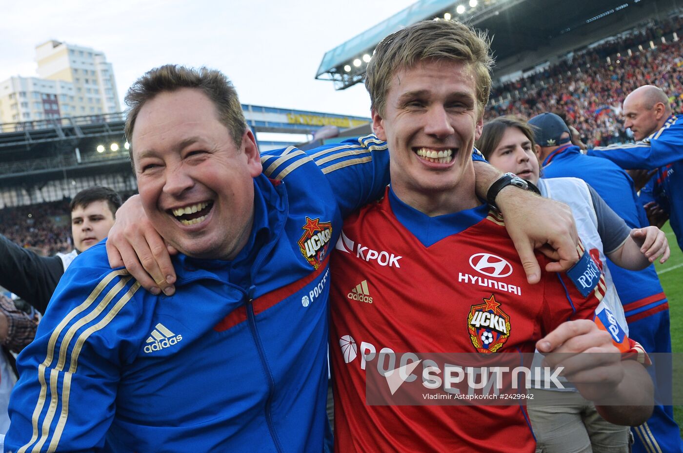 Football. Russian Premiere League. CSKA vs. Lokomotiv