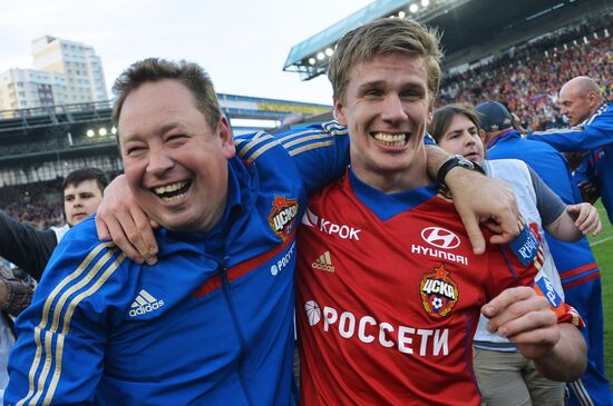 Football. Russian Premiere League. CSKA vs. Lokomotiv