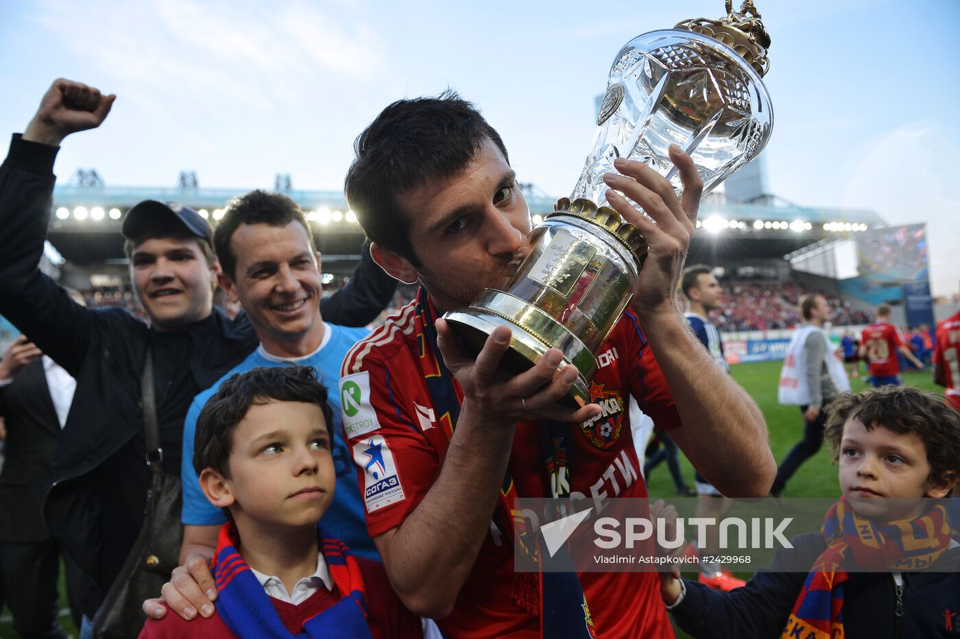 Football. Russian Premiere League. CSKA vs. Lokomotiv