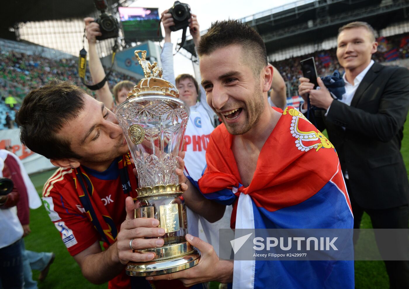 Football. Russian Premiere League. CSKA vs. Lokomotiv