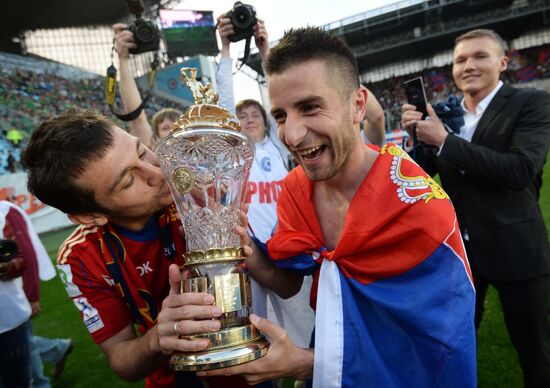 Football. Russian Premiere League. CSKA vs. Lokomotiv