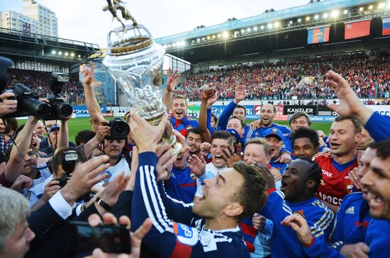 Football. Russian Premiere League. CSKA vs. Lokomotiv