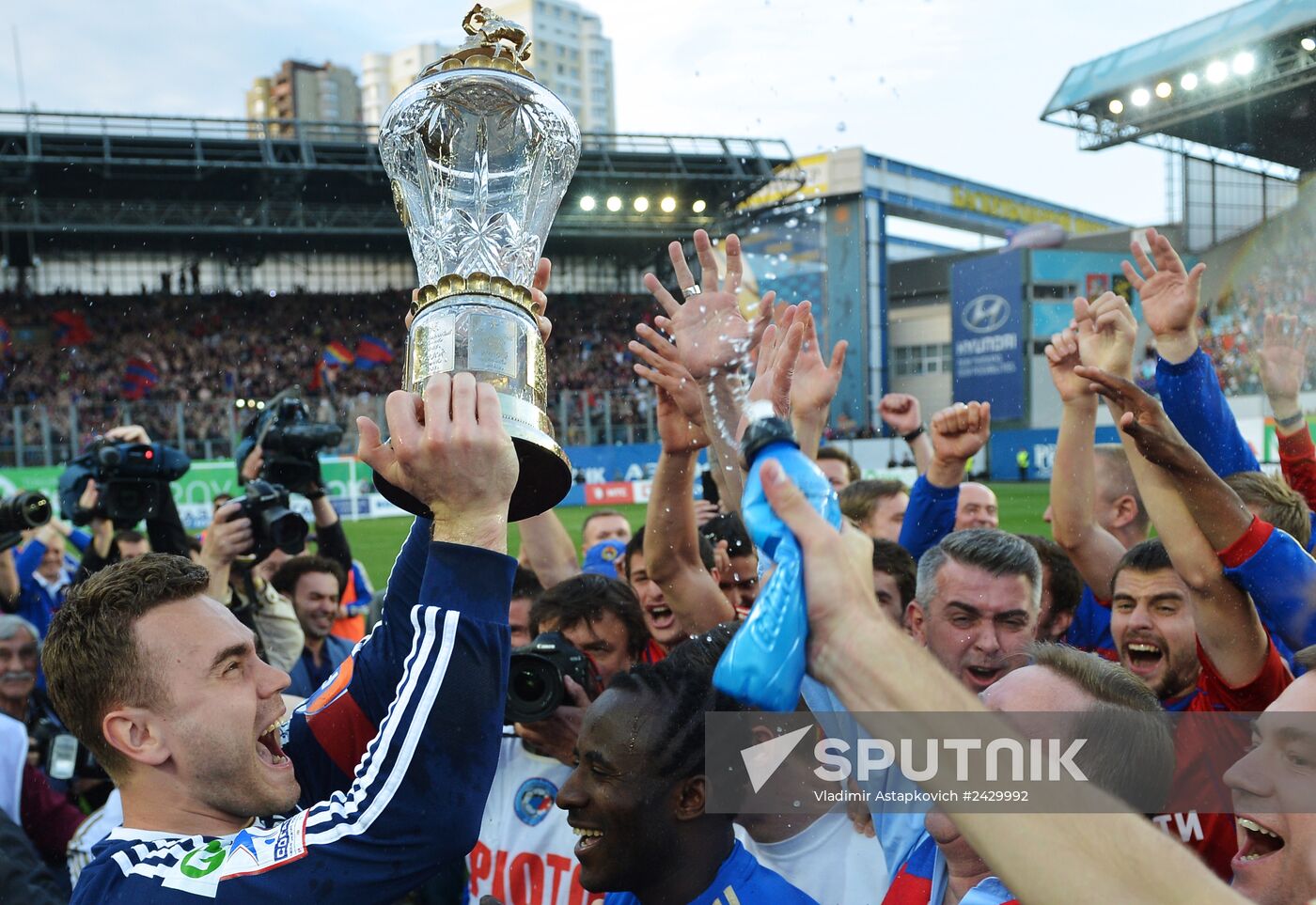 Football. Russian Premiere League. CSKA vs. Lokomotiv