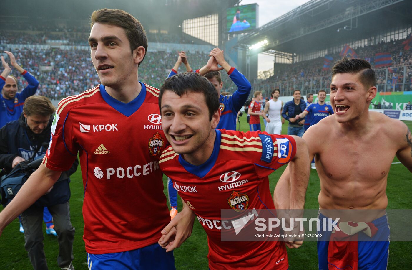 Football. Russian Premiere League. CSKA vs. Lokomotiv