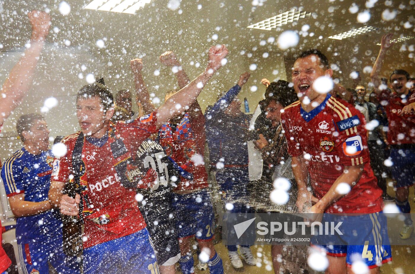 Football. Russian Premiere League. CSKA vs. Lokomotiv