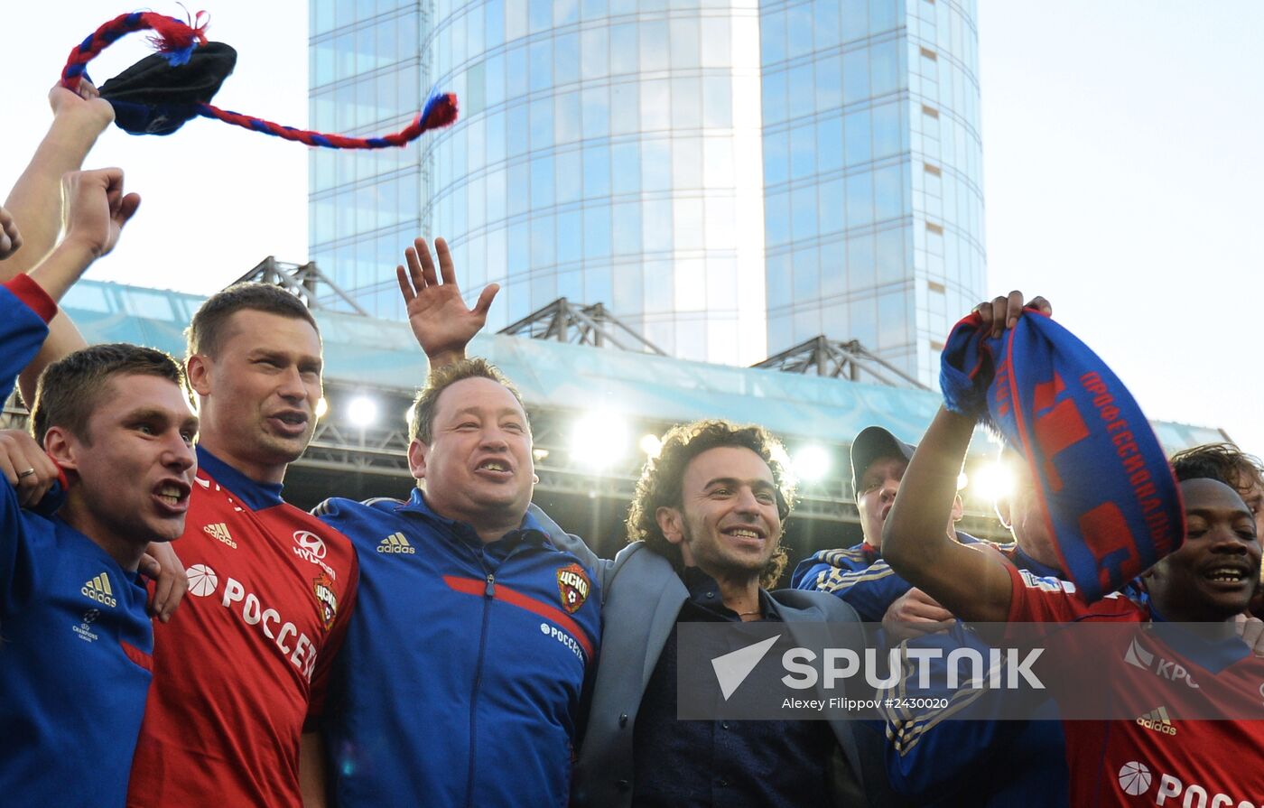 Football. Russian Premiere League. CSKA vs. Lokomotiv