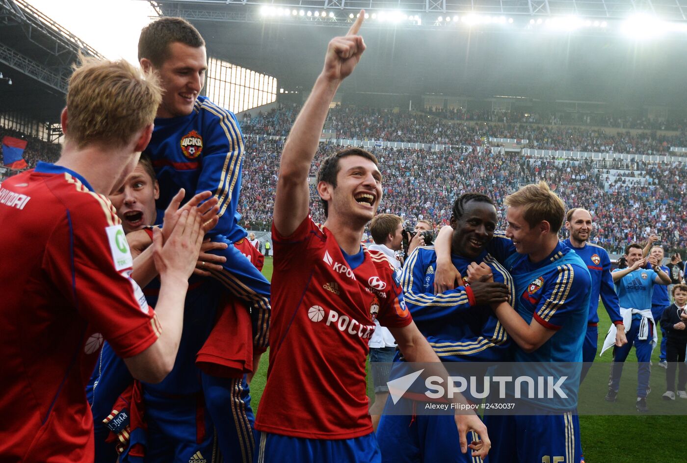 Football. Russian Premiere League. CSKA vs. Lokomotiv