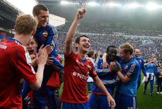 Football. Russian Premiere League. CSKA vs. Lokomotiv