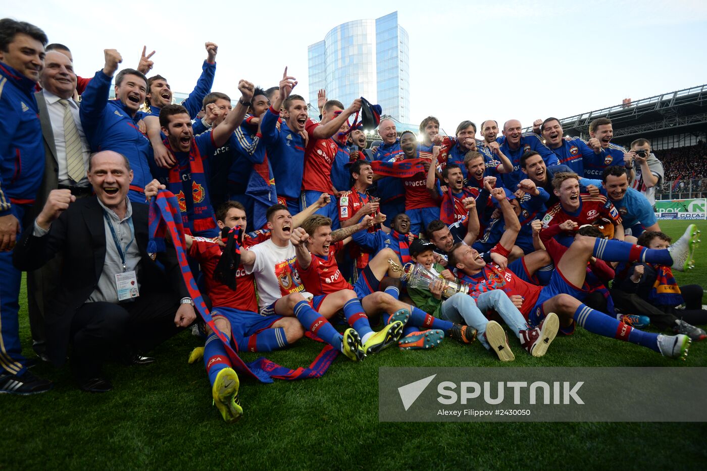 Football. Russian Premiere League. CSKA vs. Lokomotiv