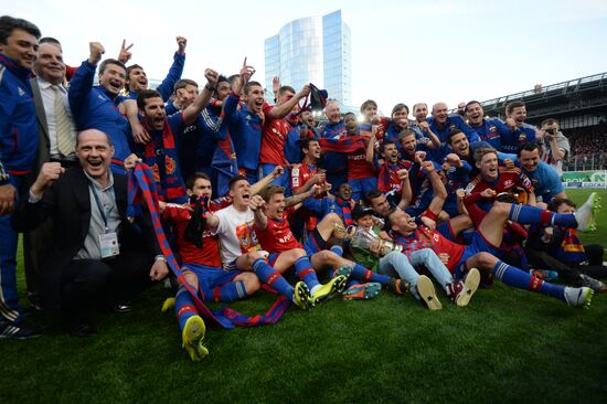 Football. Russian Premiere League. CSKA vs. Lokomotiv