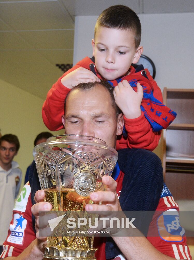 Football. Russian Premiere League. CSKA vs. Lokomotiv