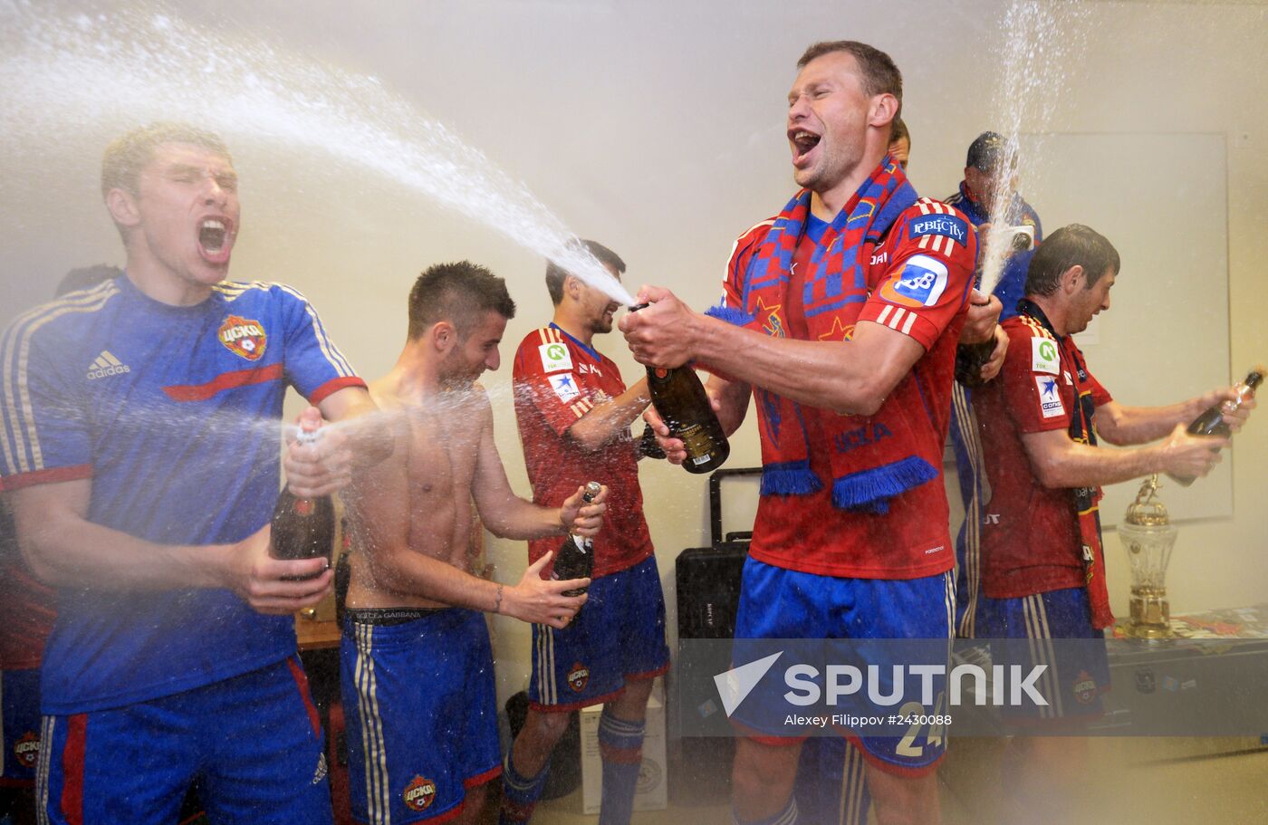 Football. Russian Premiere League. CSKA vs. Lokomotiv