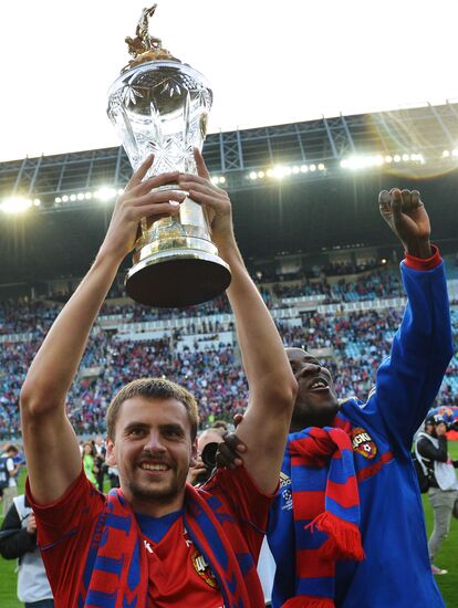 Football. Russian Premiere League. CSKA vs. Lokomotiv