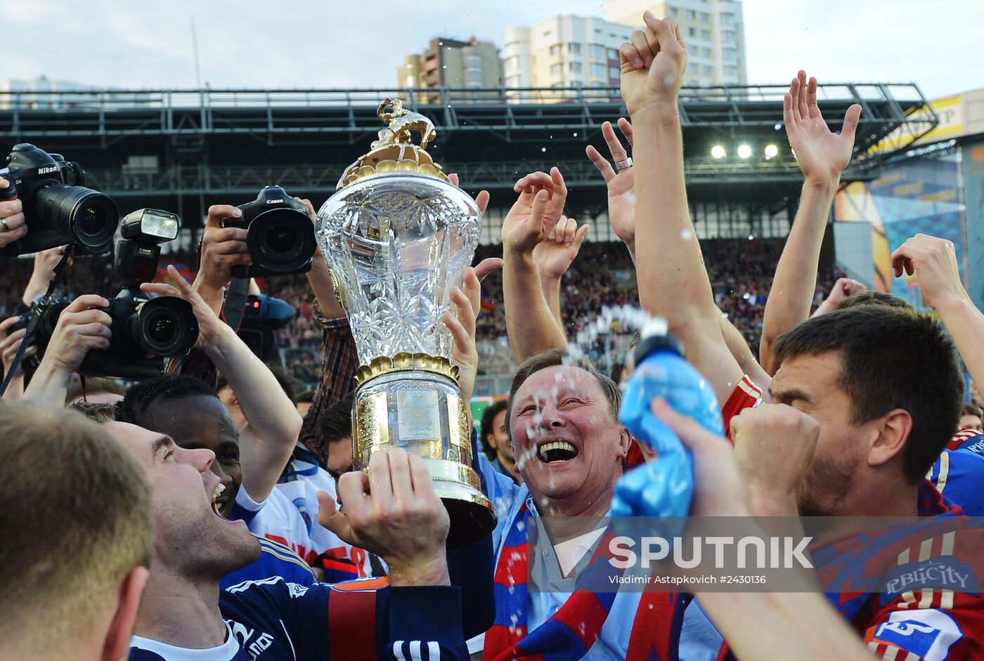 Football. Russian Premiere League. CSKA vs. Lokomotiv