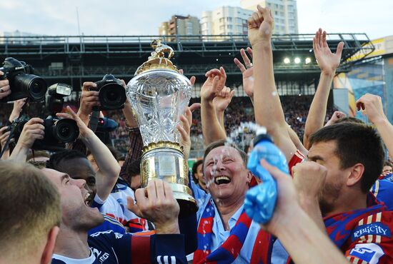 Football. Russian Premiere League. CSKA vs. Lokomotiv