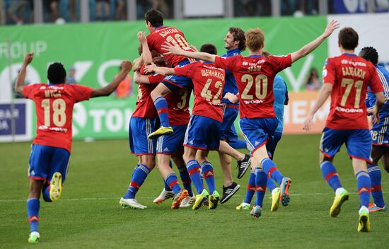 Football. Russian Premiere League. CSKA vs. Lokomotiv