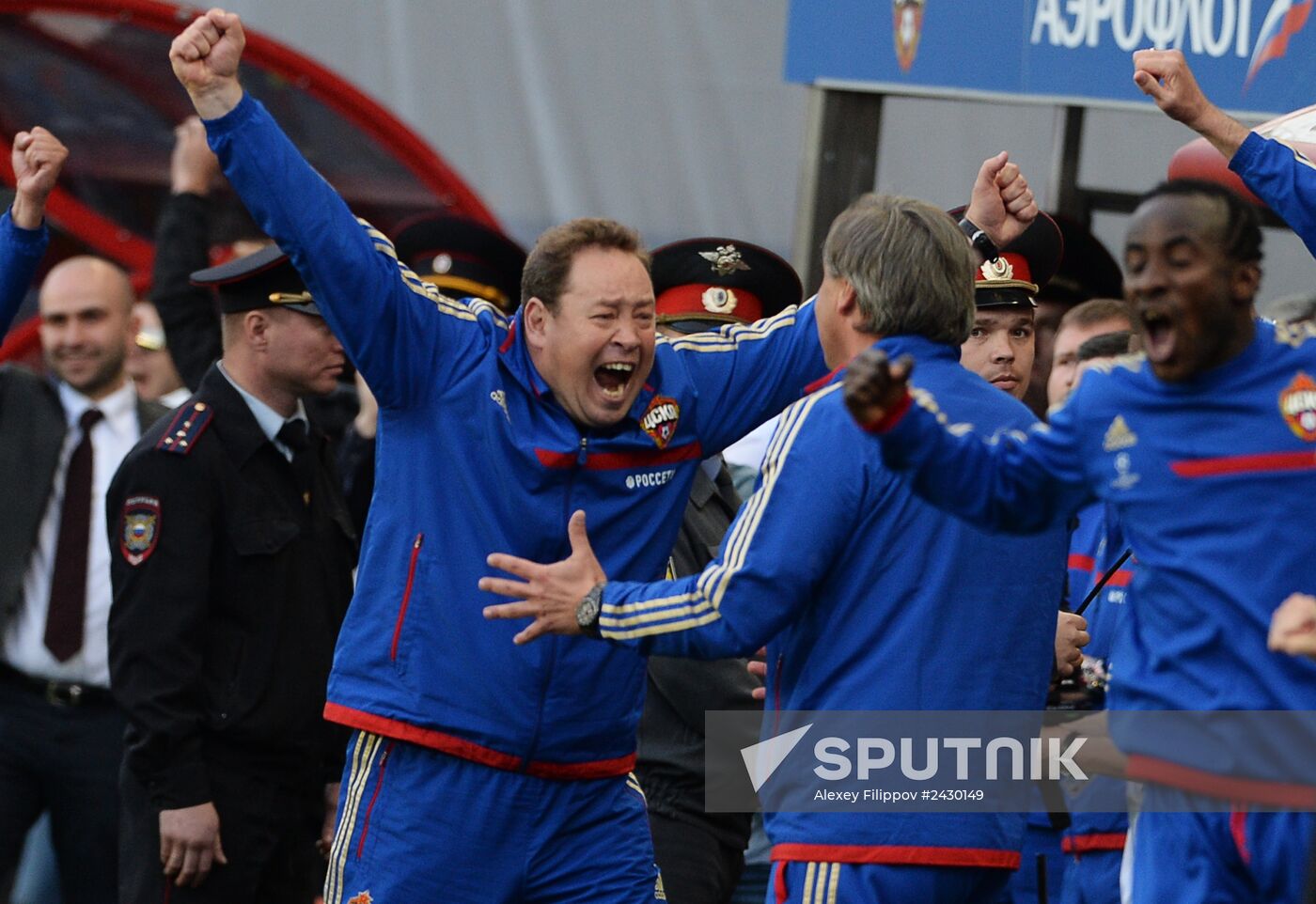 Football. Russian Premiere League. CSKA vs. Lokomotiv