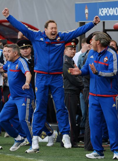 Football. Russian Premiere League. CSKA vs. Lokomotiv