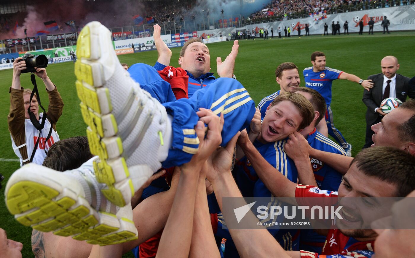 Football. Russian Premiere League. CSKA vs. Lokomotiv