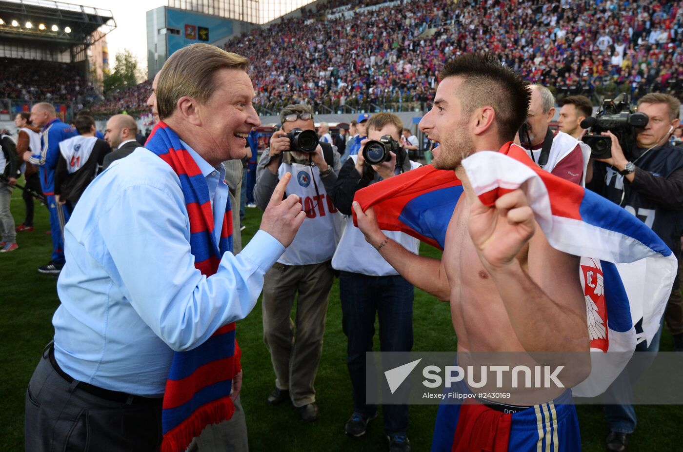 Football. Russian Premiere League. CSKA vs. Lokomotiv