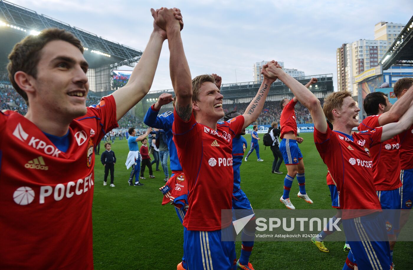 Football. Russian Premiere League. CSKA vs. Lokomotiv