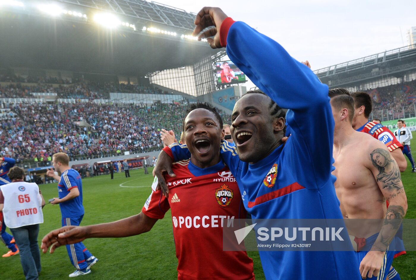 Football. Russian Premiere League. CSKA vs. Lokomotiv