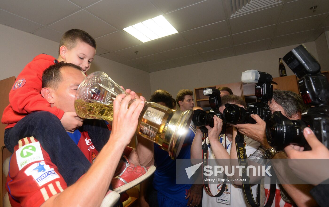 Football. Russian Premiere League. CSKA vs. Lokomotiv