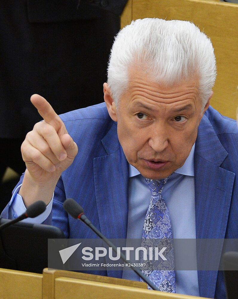 State Duma plenary meeting