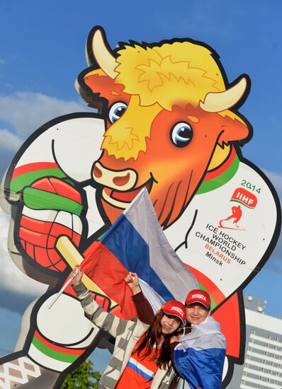 2014 IIHF Ice Hockey World Championship. Russia vs. Kazakhstan