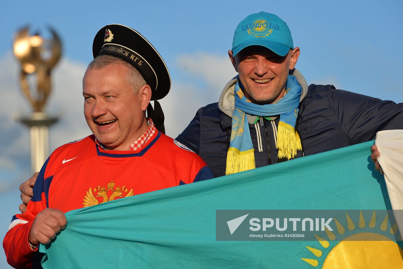 2014 IIHF Ice Hockey World Championship. Russia vs. Kazakhstan