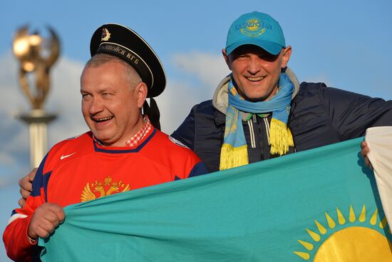 2014 IIHF Ice Hockey World Championship. Russia vs. Kazakhstan