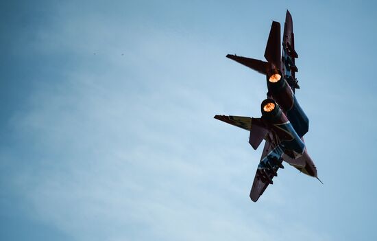 "Strizhi" and "Russkiye Vityazi" aerobatic teams celebrate anniversary