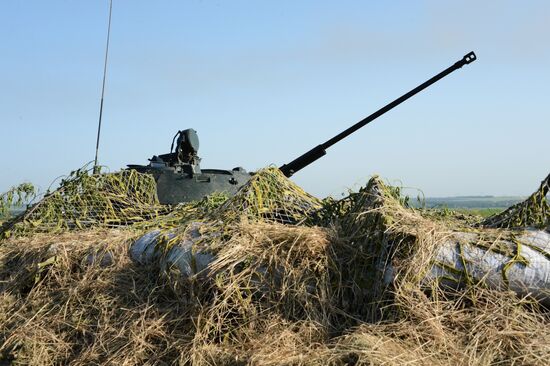 Ukrainian army checkpoints in Donetsk Region