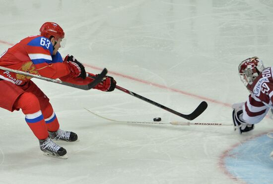 Ice Hockey World Championships. Russia vs. Latvia
