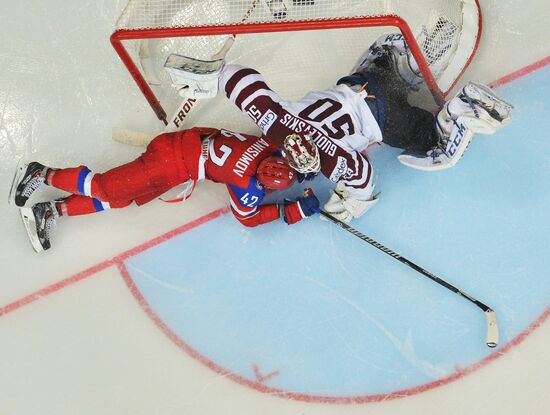 Ice Hockey World Championships. Russia vs. Latvia