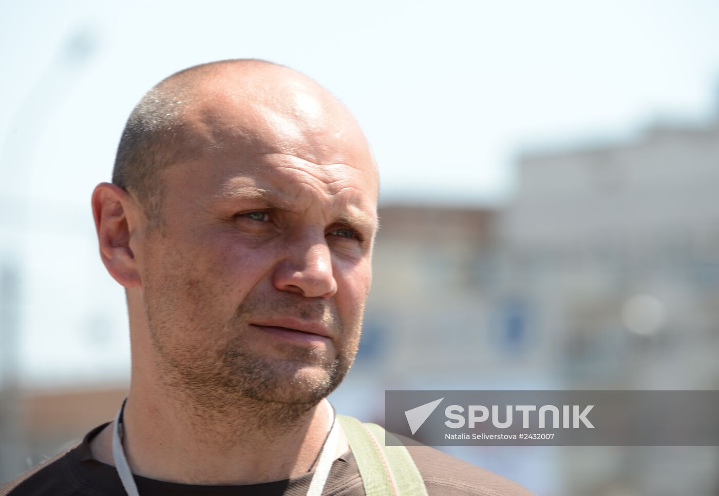 Rally in support of Donetsk People's Republic on Lenin Square in Donetsk