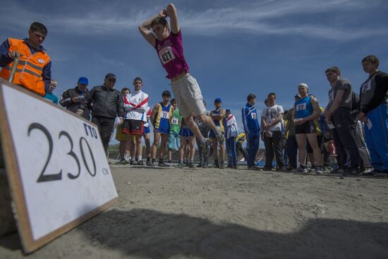 GTO (Ready for Labor and Defense) physical fitness tests in the Omsk Region