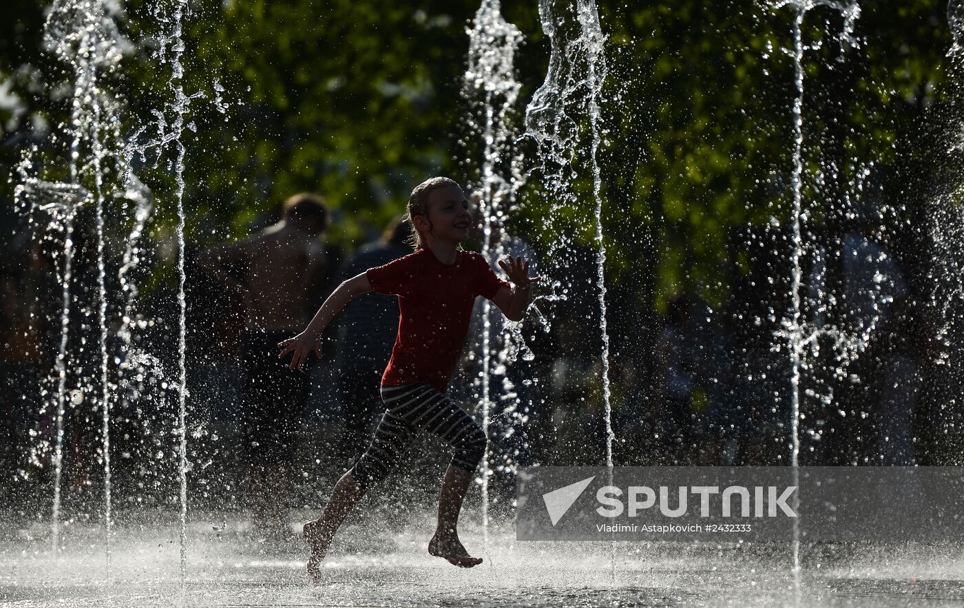 Heat wave in Moscow