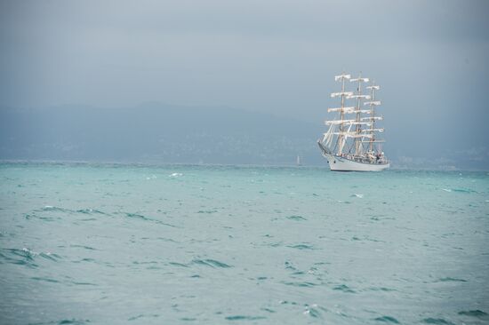 The Black Sea tall ships regatta in Sochi