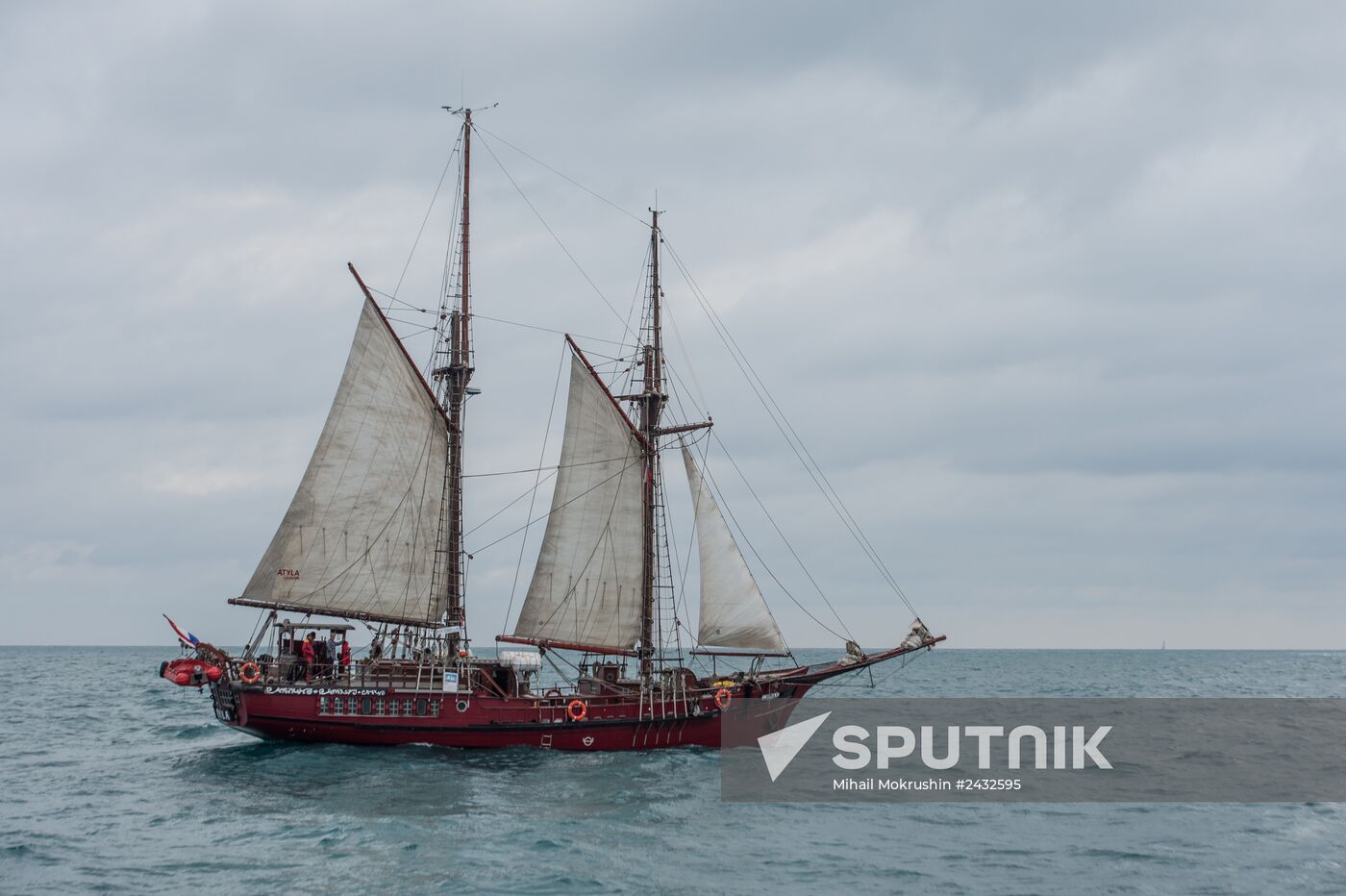 The Black Sea tall ships regatta in Sochi