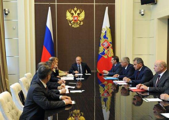 Vladimir Putin chairs meeting of Russia's Security Council