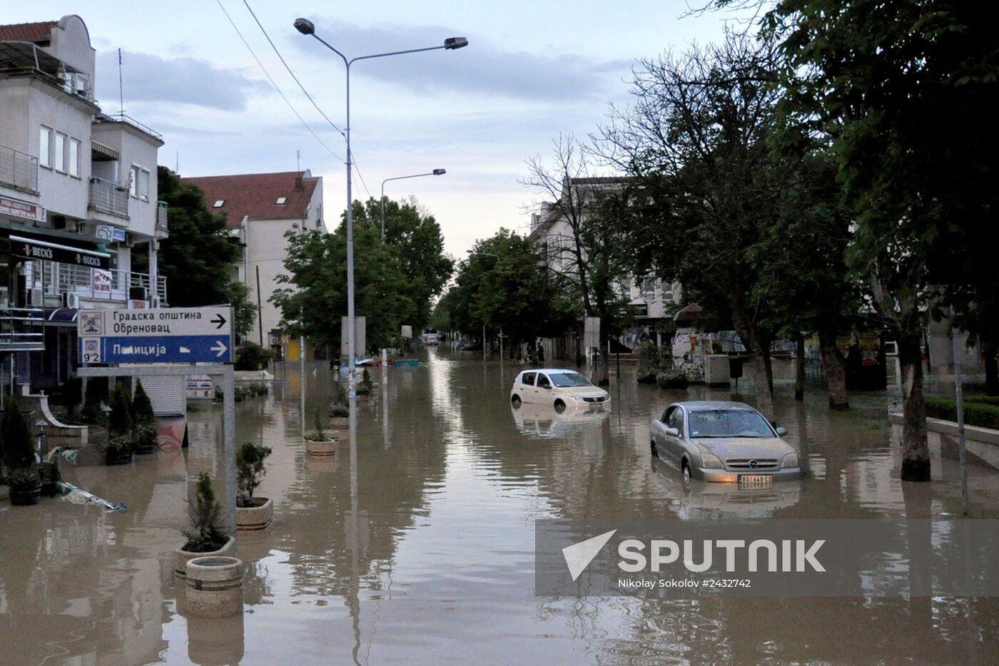 Severe floods in Serbia