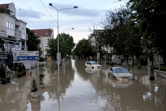 Severe floods in Serbia
