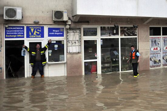 Severe floods in Serbia